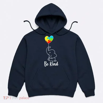Autism Awareness Be Kind Elephant Hoodie