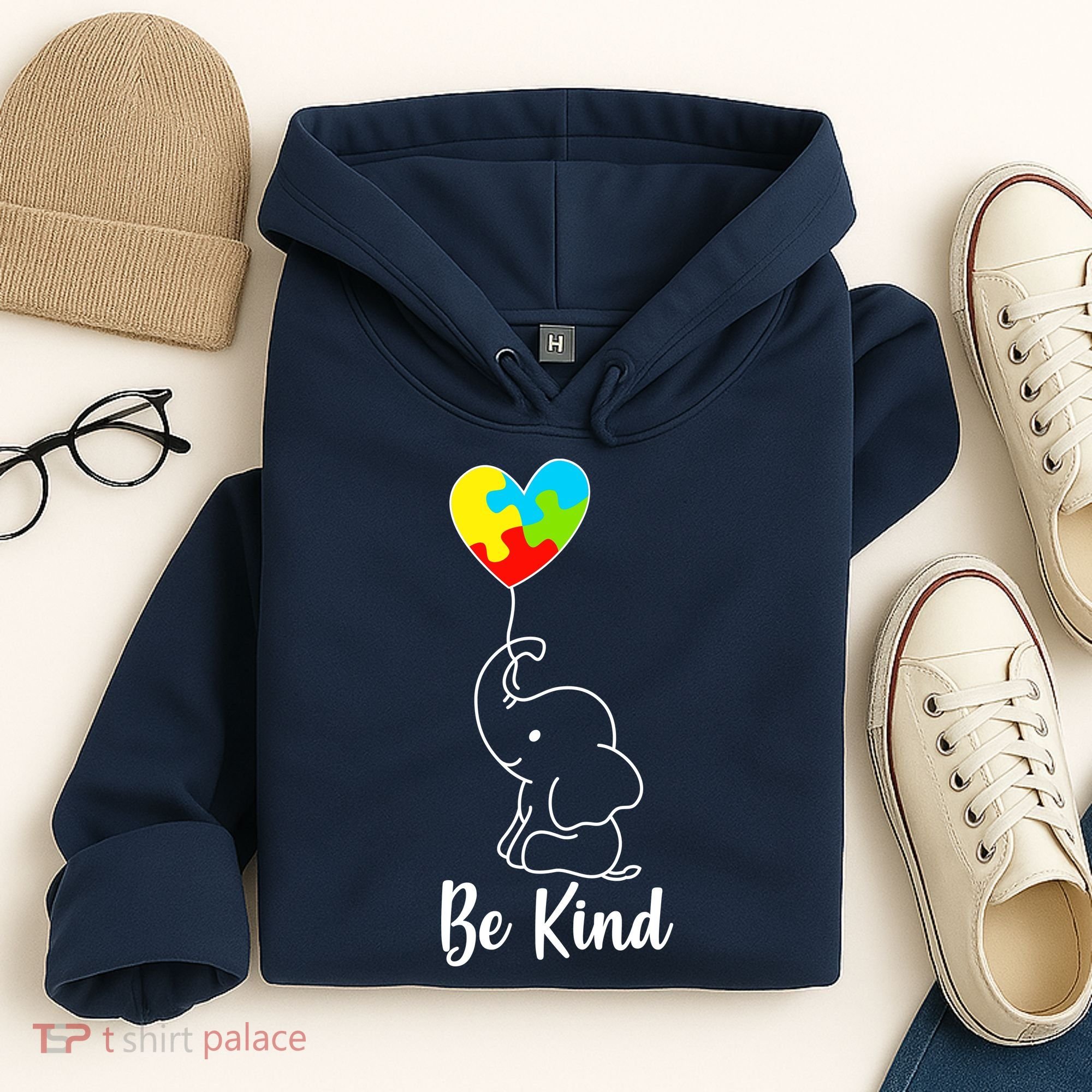 Autism Awareness Be Kind Elephant Hoodie