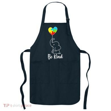 Autism Awareness Be Kind Elephant Apron