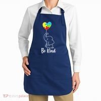 Autism Awareness Be Kind Elephant Apron thumb 2