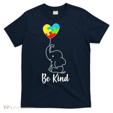 Autism Awareness Be Kind Elephant T-Shirt
