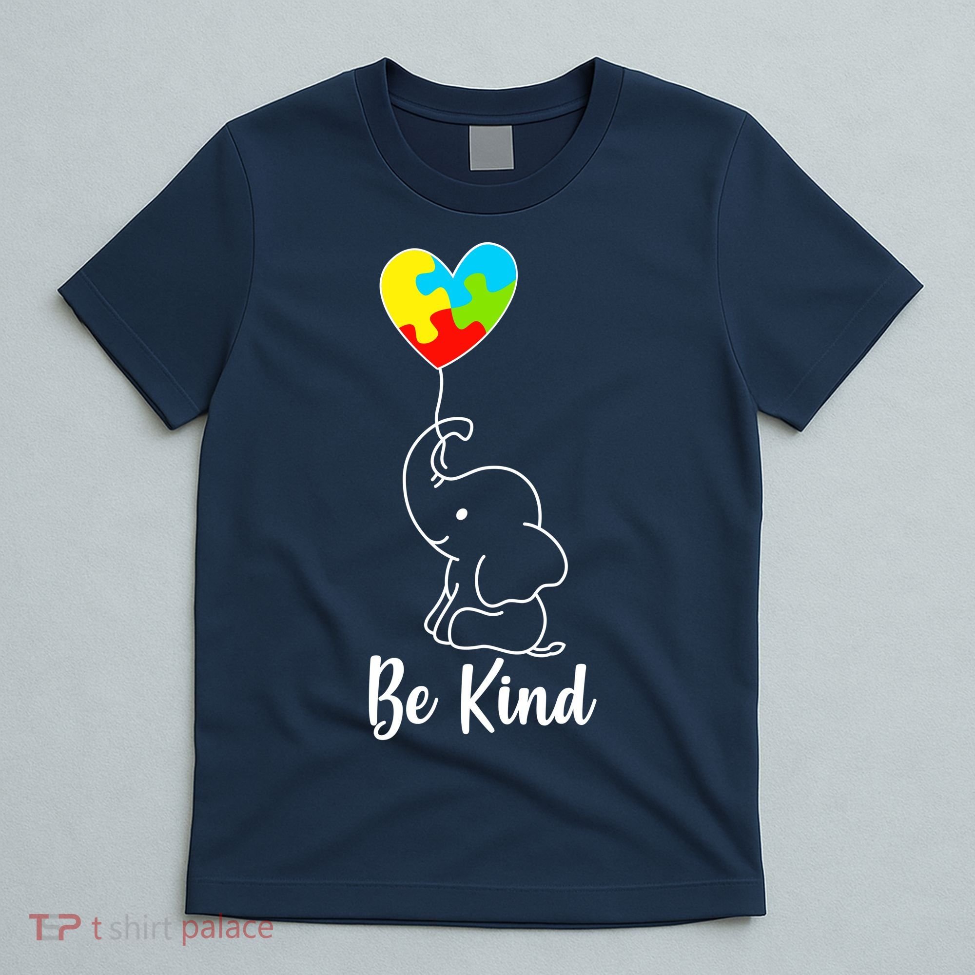 Autism Awareness Be Kind Elephant T-Shirt