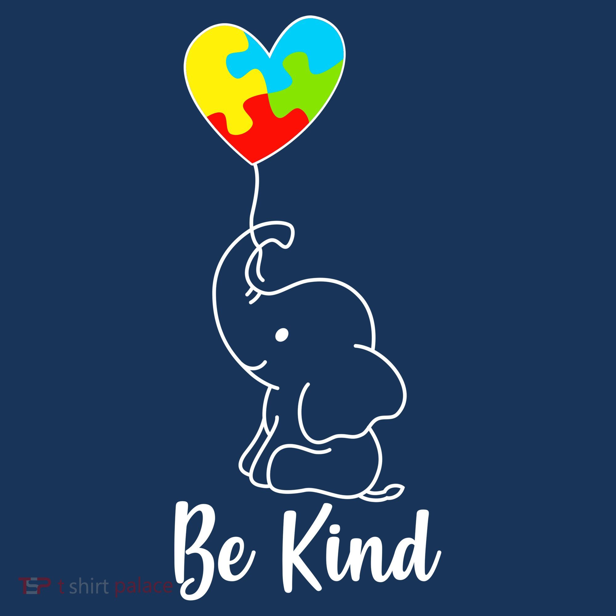 Autism Awareness Be Kind Elephant Mousepad
