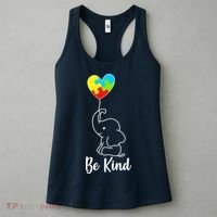 Autism Awareness Be Kind Elephant Women's Tank Top thumb 3