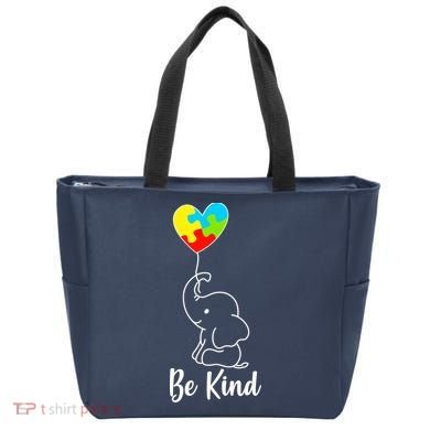Autism Awareness Be Kind Elephant Tote Bag