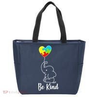 Autism Awareness Be Kind Elephant Tote Bag thumb 0