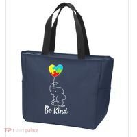 Autism Awareness Be Kind Elephant Tote Bag thumb 3