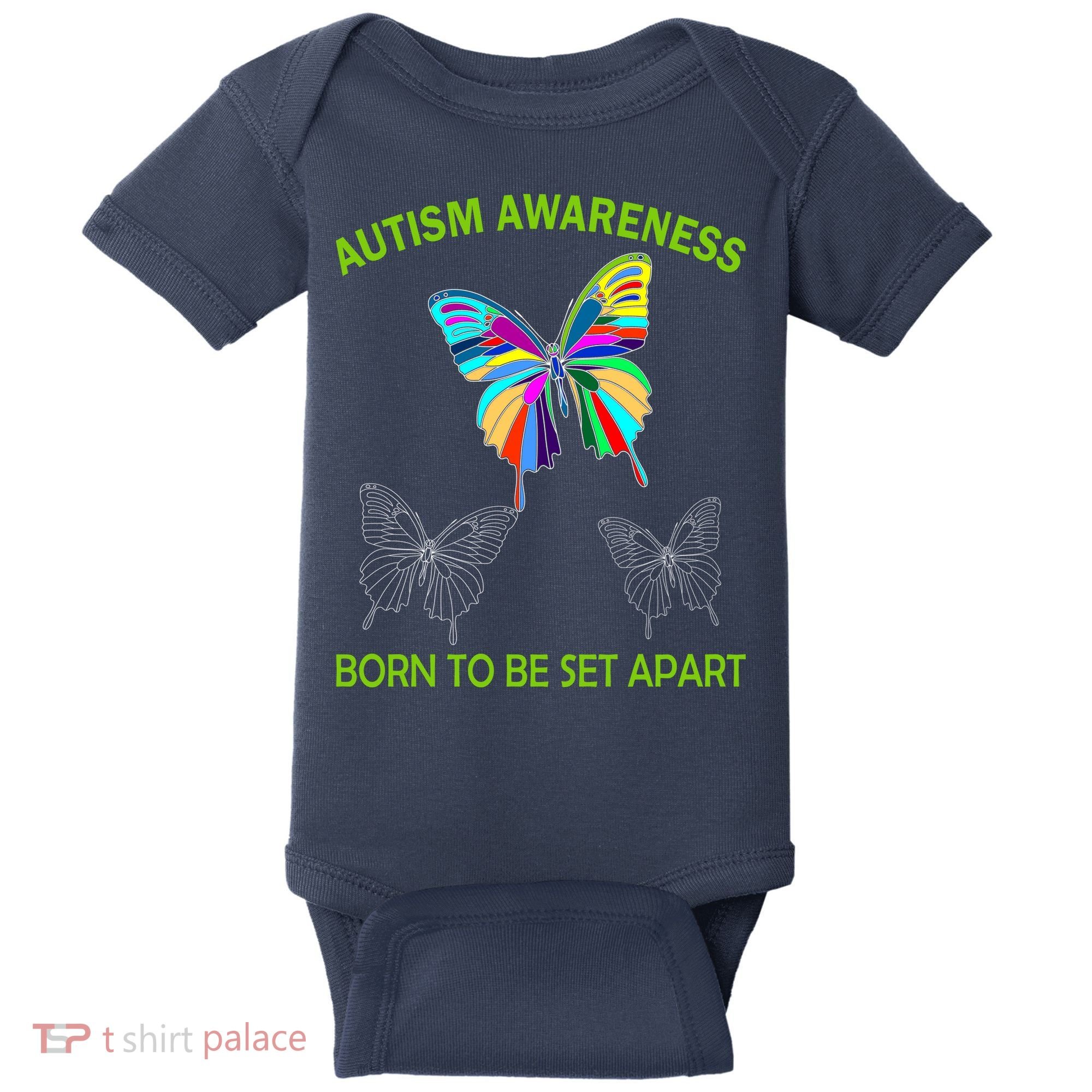 Autism Awareness Born To Be Set Apart Baby Bodysuit