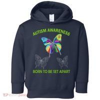 Autism Awareness Born To Be Set Apart Toddler Hoodie thumb 0