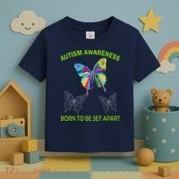 Autism Awareness Born To Be Set Apart Toddler T-Shirt thumb 3