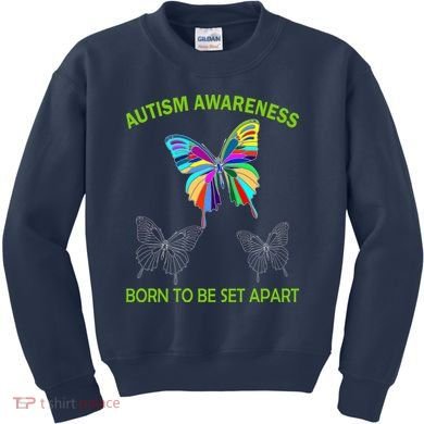 Autism Awareness Born To Be Set Apart Kids Sweatshirt