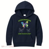 Autism Awareness Born To Be Set Apart Kids Hoodie thumb 0