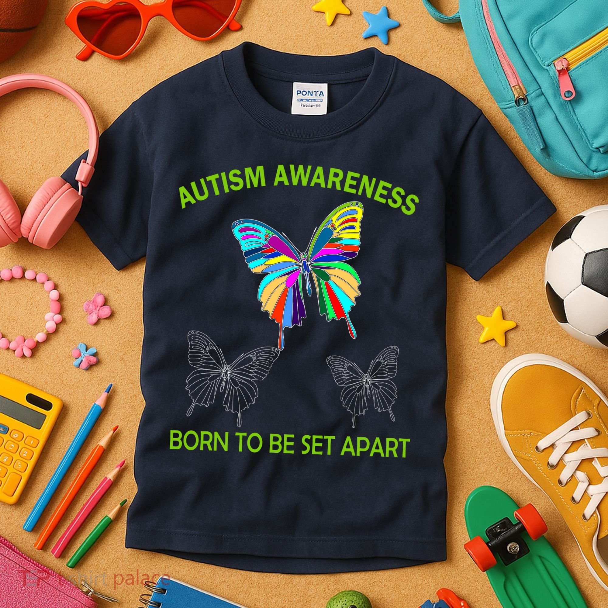 Autism Awareness Born To Be Set Apart Kids T-Shirt