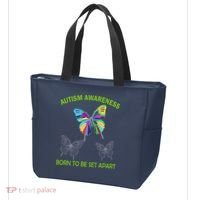 Autism Awareness Born To Be Set Apart Tote Bag thumb 3