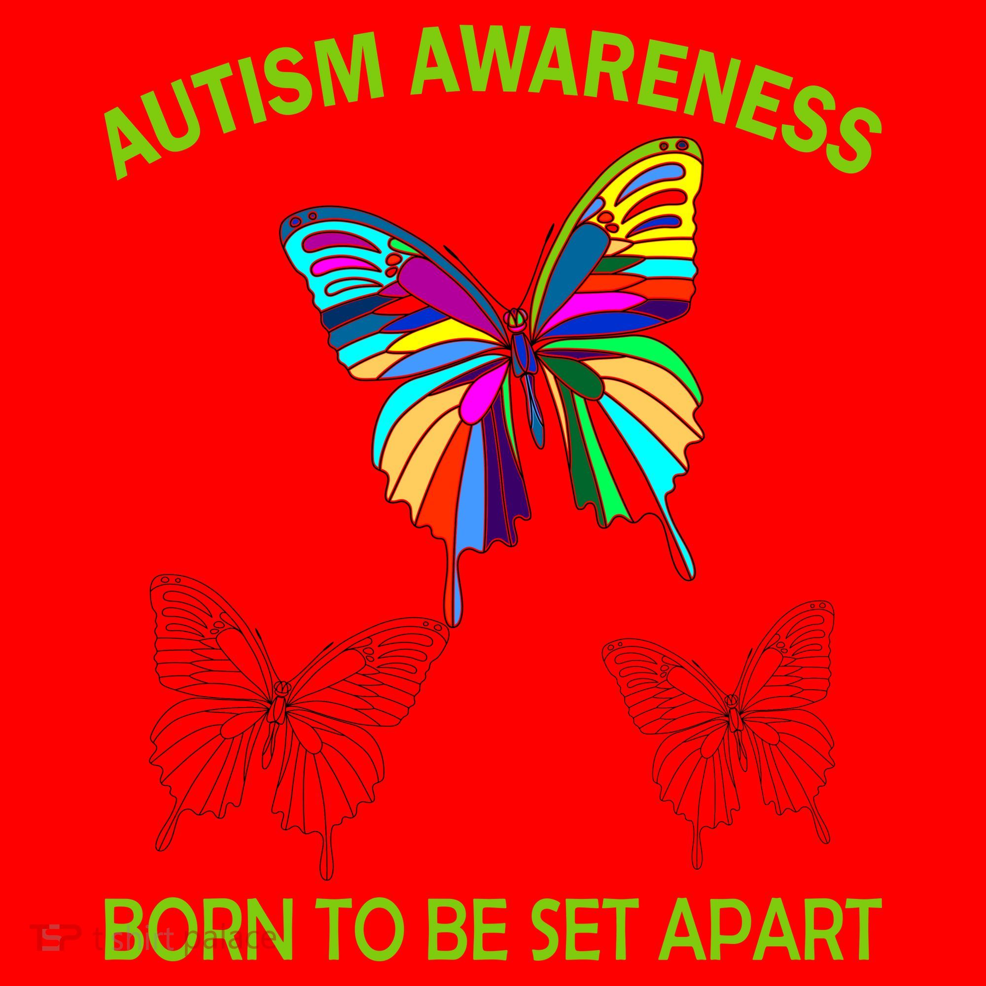 Autism Awareness Born To Be Set Apart Santa Hat