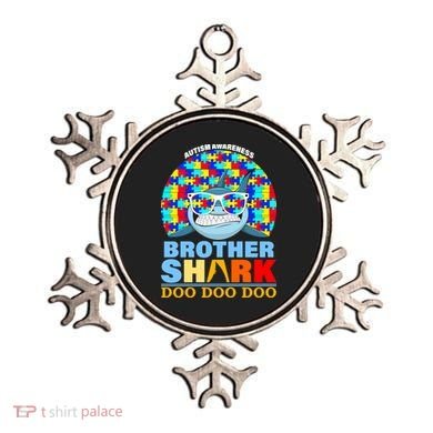 Autism Awareness Brother Shark Puzzles Ornament