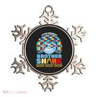 Autism Awareness Brother Shark Puzzles Ornament thumb 0