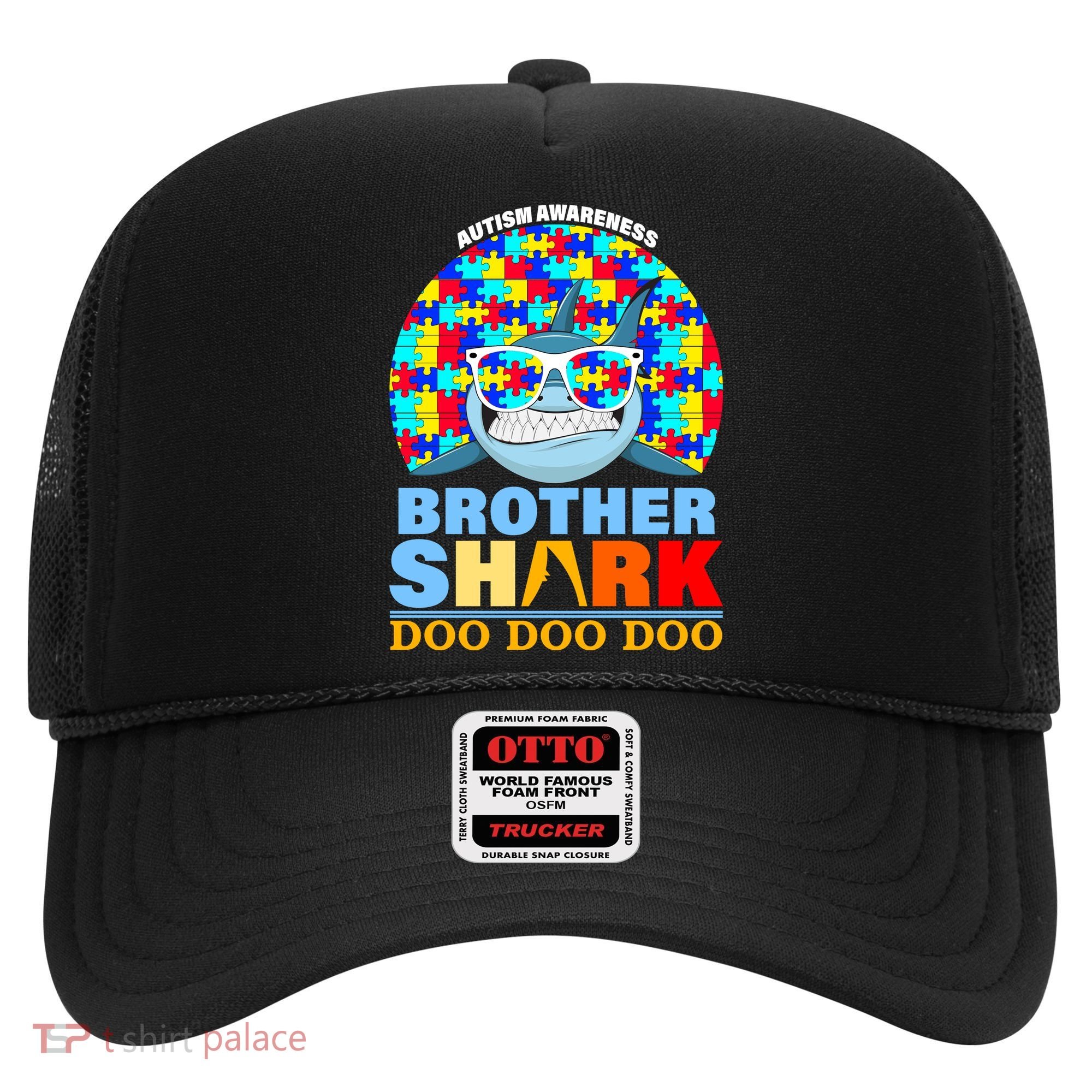 Autism Awareness Brother Shark Puzzles Hat