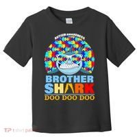 Autism Awareness Brother Shark Puzzles Toddler T-Shirt thumb 0