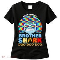 Autism Awareness Brother Shark Puzzles Women's T-Shirt thumb 0