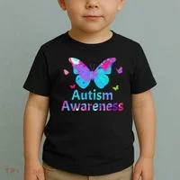 Autism Awareness Butterflies  Toddler T-Shirt thumb 2