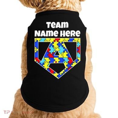 Autism Awareness Custom Personalize Superhero Doggie Tank