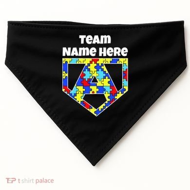 Autism Awareness Custom Personalize Superhero USA-Made Doggie Bandana