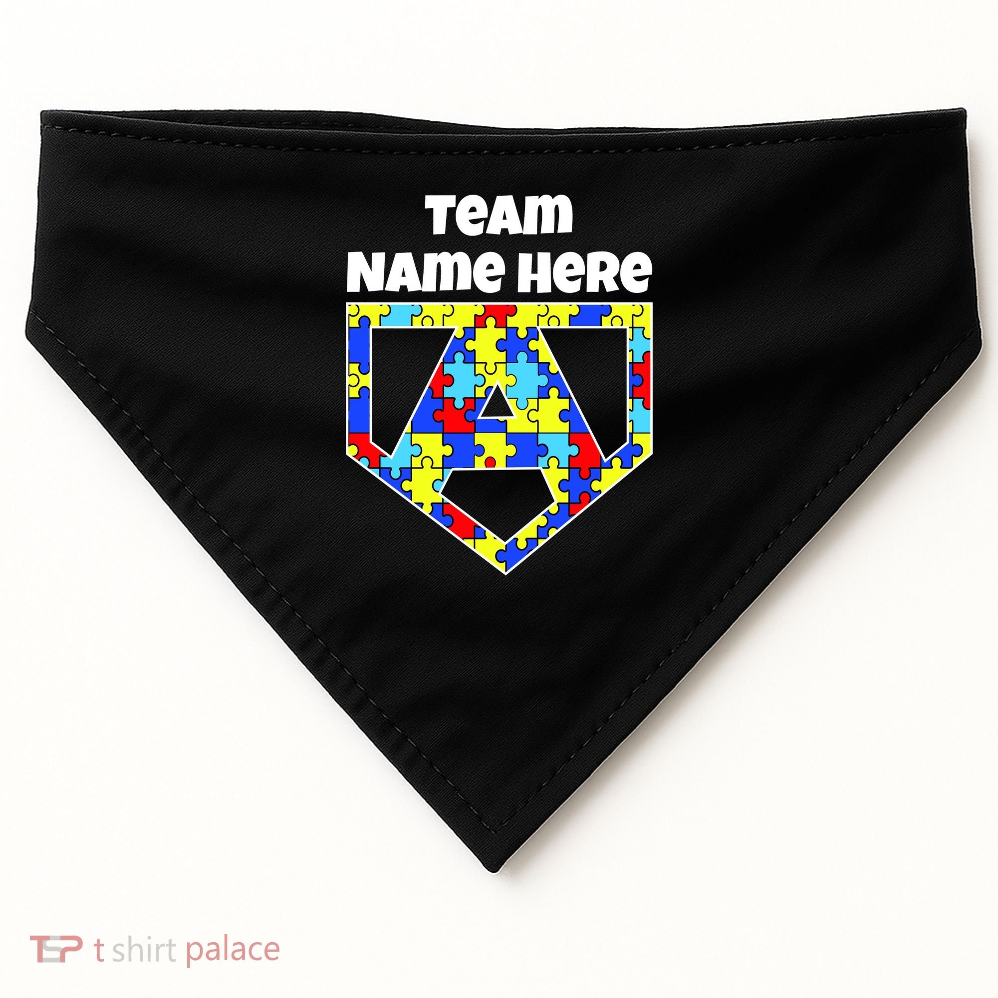Autism Awareness Custom Personalize Superhero USA-Made Doggie Bandana