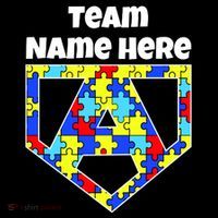 Autism Awareness Custom Personalize Superhero USA-Made Doggie Bandana thumb 2