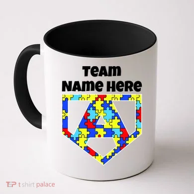 Autism Awareness Custom Personalize Superhero Coffee Mug