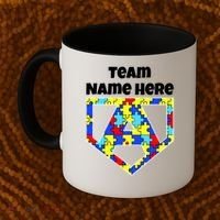 Autism Awareness Custom Personalize Superhero Coffee Mug thumb 2