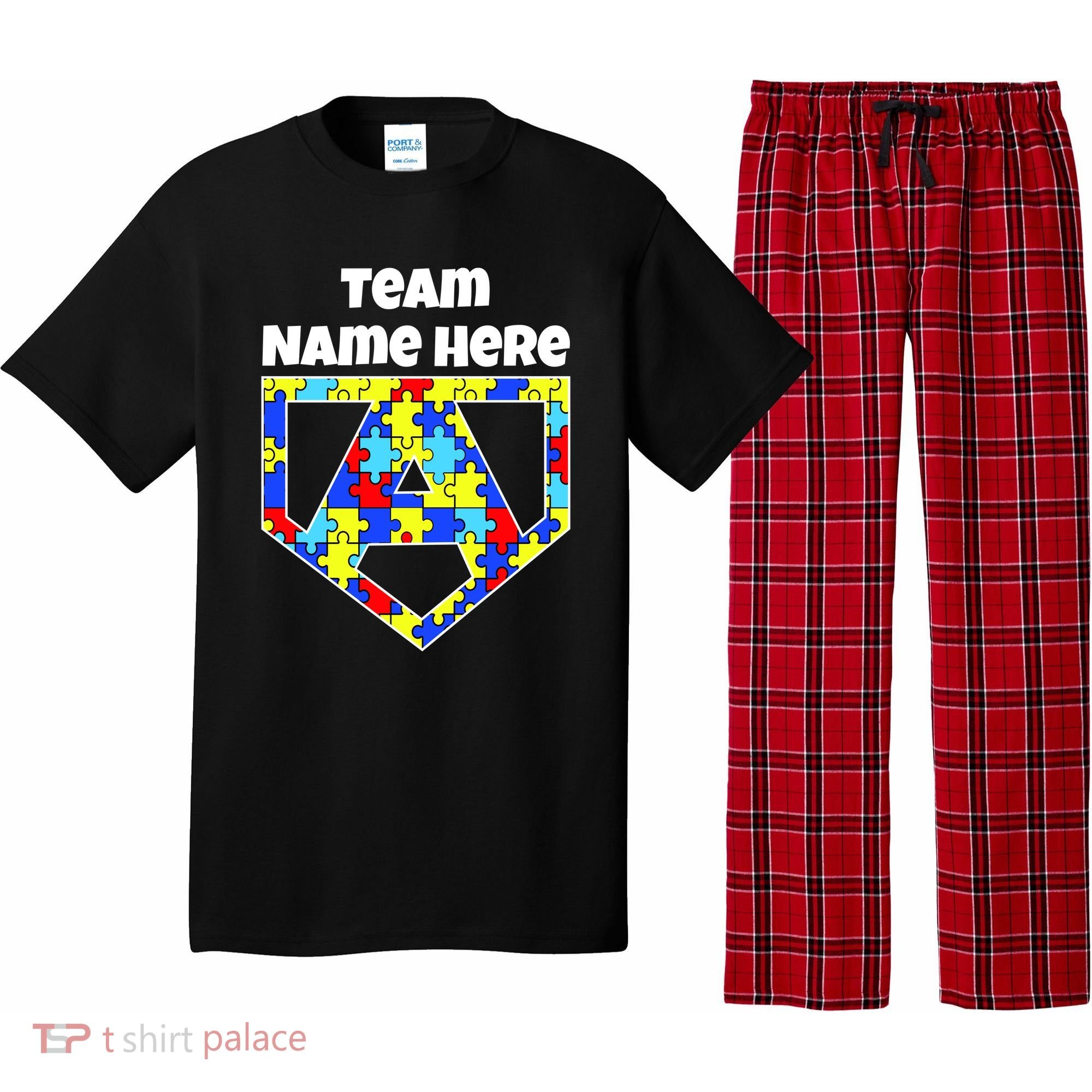 Autism Awareness Custom Personalize Superhero Pajama Set