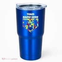 Autism Awareness Custom Personalize Superhero Tumbler thumb 0