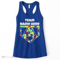Autism Awareness Custom Personalize Superhero Women's Tank Top thumb 0