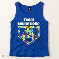 Autism Awareness Custom Personalize Superhero Tank Top thumb 2