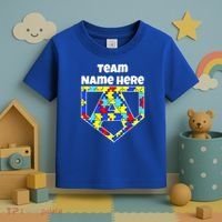 Autism Awareness Custom Personalize Superhero Toddler T-Shirt thumb 3