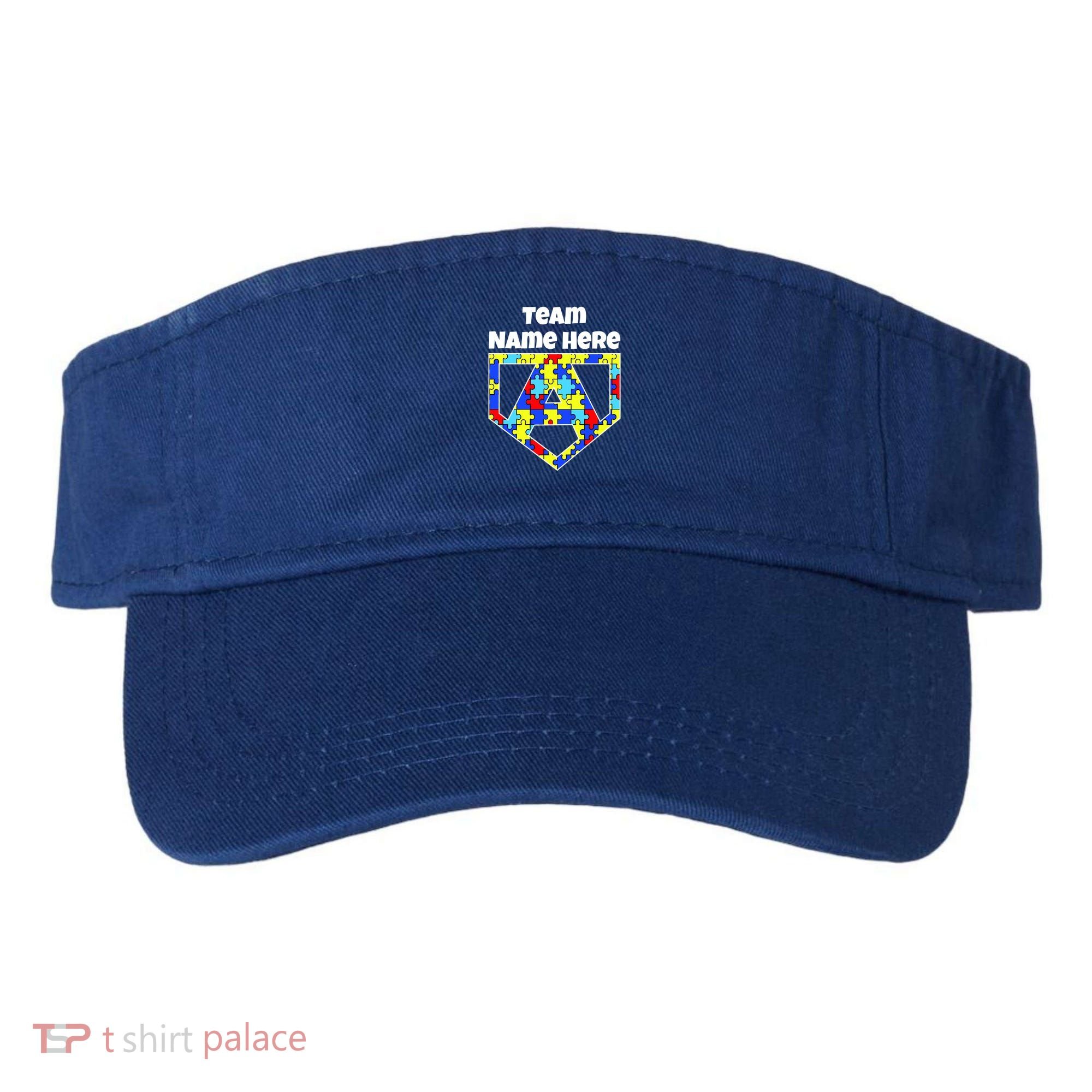 Autism Awareness Custom Personalize Superhero Visor