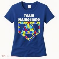 Autism Awareness Custom Personalize Superhero Women's T-Shirt thumb 0