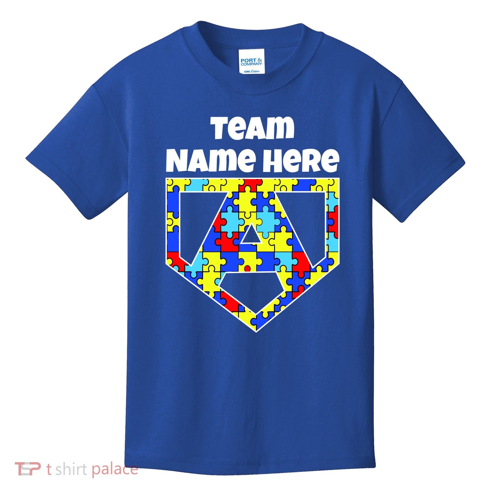 Autism Awareness Custom Personalize Superhero Kids T-Shirt