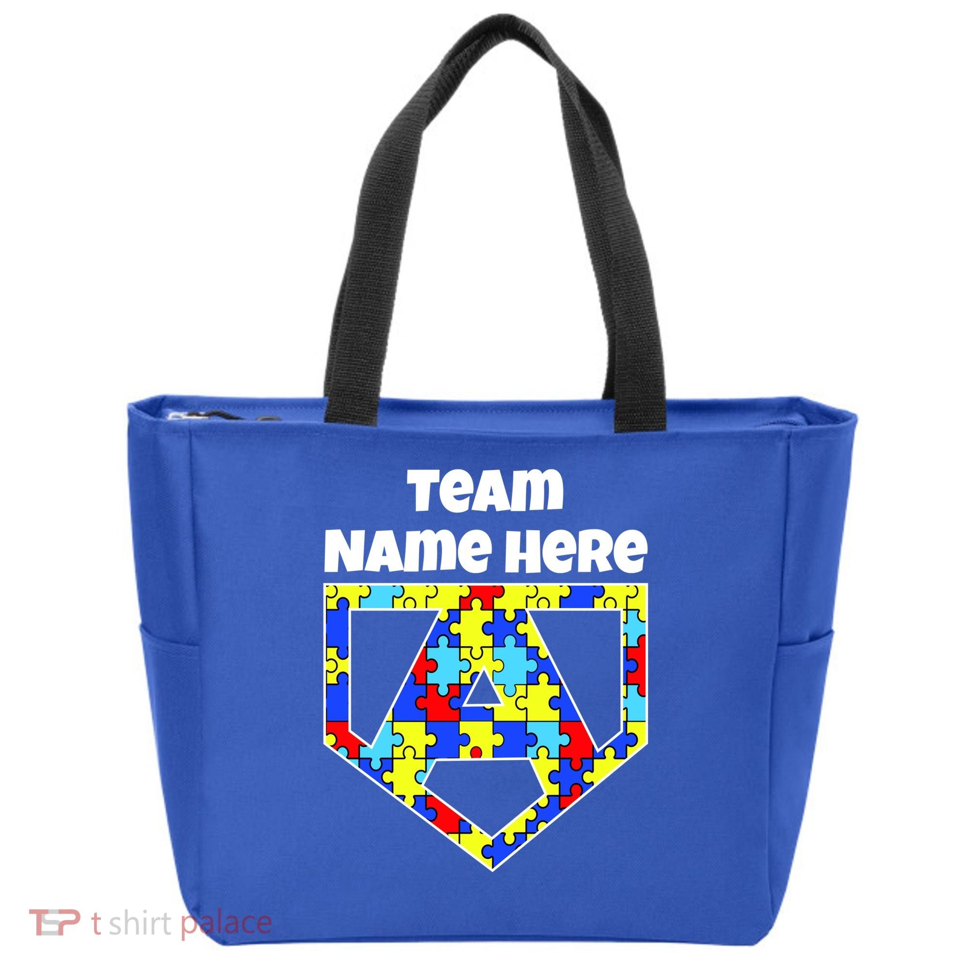 Autism Awareness Custom Personalize Superhero Tote Bag
