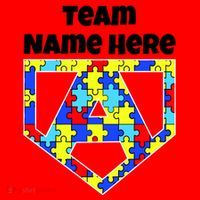 Autism Awareness Custom Personalize Superhero Santa Hat thumb 1