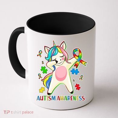 Autism Awareness Dabbing Unicorn Coffee Mug