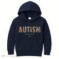 Autism Awareness Day Kids Hoodie thumb 0