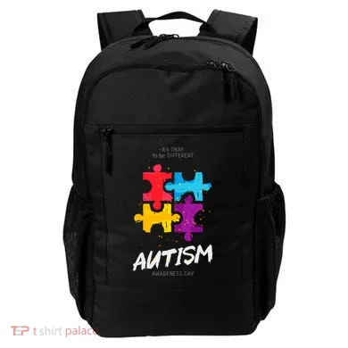 Autism Awareness Day Be Different Backpack