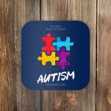 Autism Awareness Day Be Different Coaster