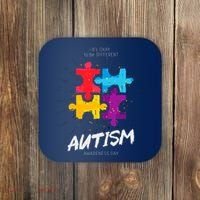 Autism Awareness Day Be Different Coaster thumb 0