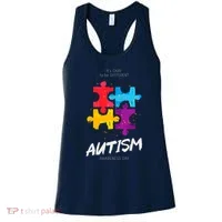 Autism Awareness Day Be Different Women's Tank Top thumb 0