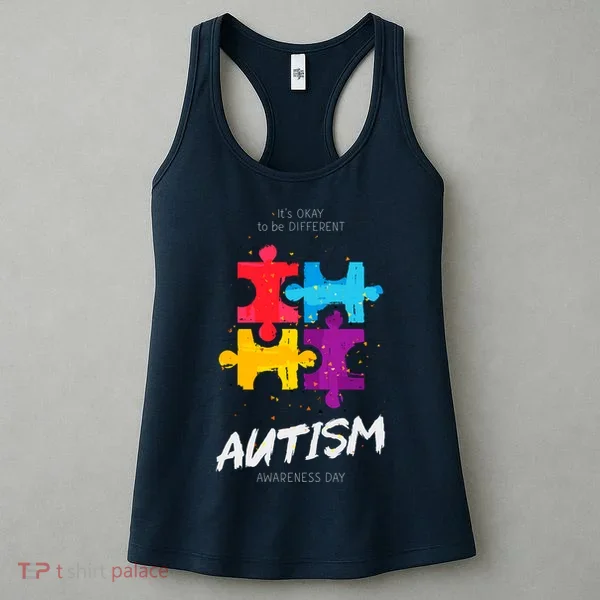 Autism Awareness Day Be Different Women's Tank Top