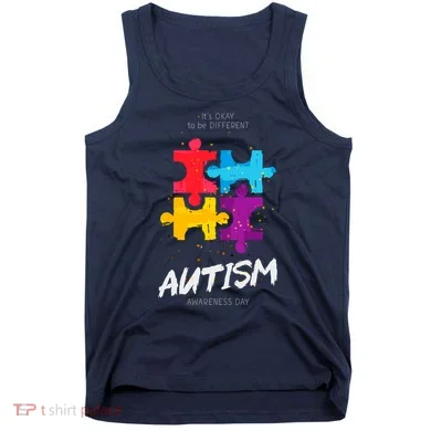 Autism Awareness Day Be Different Tank Top