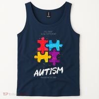 Autism Awareness Day Be Different Tank Top thumb 2